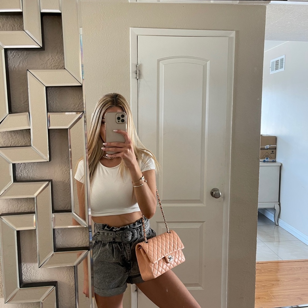 Basic White Crop Top - image 2